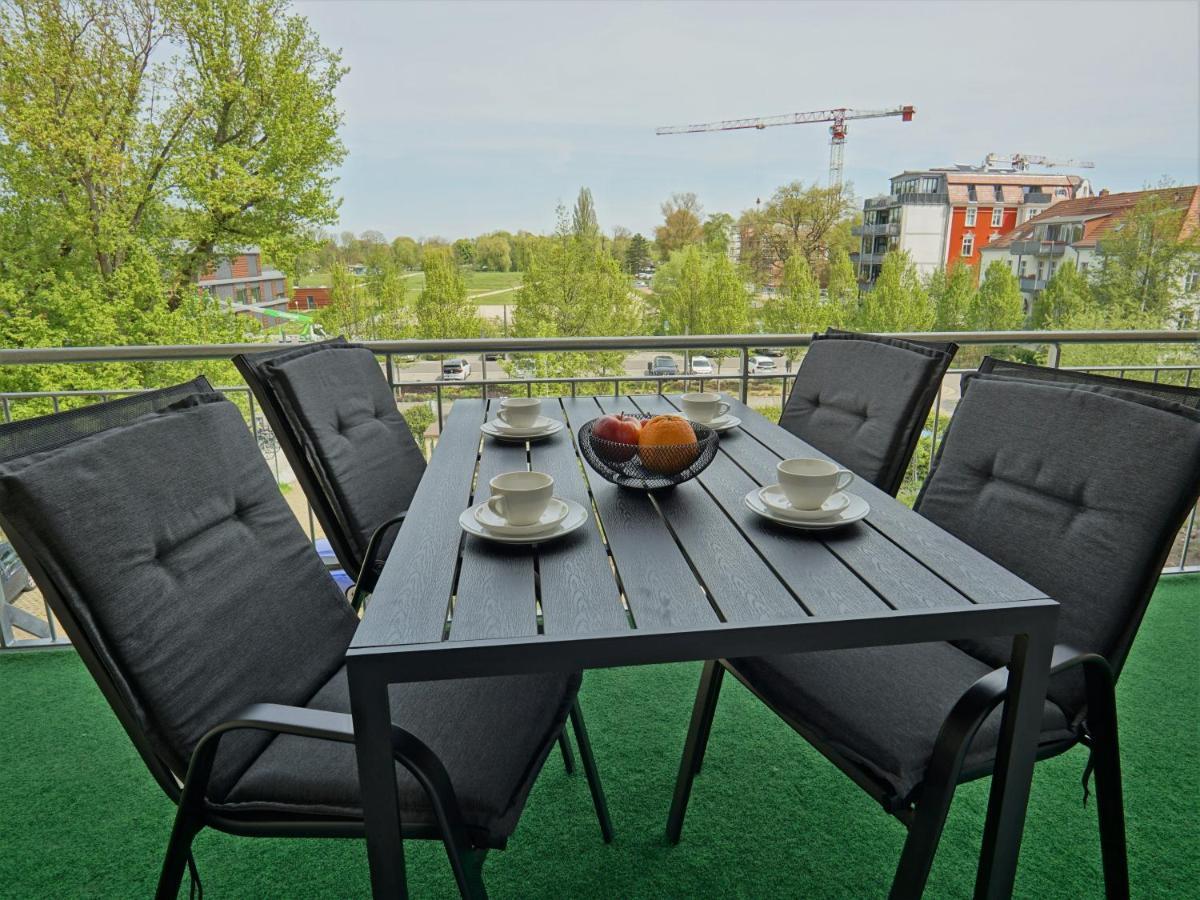 Ferienwohnung "Hogulu" Brandenburg, Balkon, Neustadt, Kueche, Wassernaehe - Parkplatz Inklusive Brandenburg an der Havel Exterior foto